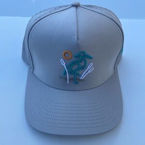 Waggle Adult Polyester Golf SnapBack Hat - Great Blue